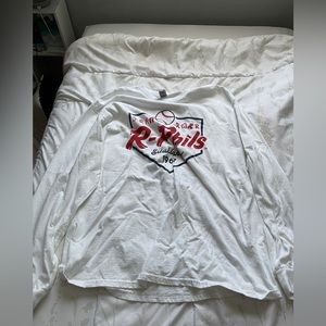 White and Red Reading Fightin Phil’s T-shirt - XL